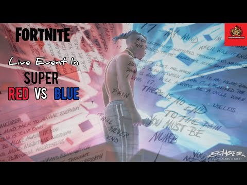 XXXTENTACION Fortnite Live Event In *SUPER* Red VS Blue!
