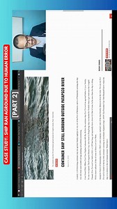 🟥CASE STUDY: SHIP RAN AGROUND DUE TO HUMAN ERROR [PART 2] -SOURCES HUMAN ERROR: https://www.nautilusint.org/en/news-insight/news/ever-forward-investigation-report-spotlights-communication-issues/#:~:text=The USCG investigation concluded that,and inadequate bridge resource management'. The MV Ever Forward ran aground in the Chesapeake Bay on March 13, 2022, primarily due to human error. The ship, which is a container vessel operated by Evergreen Marine Corporation, strayed outside of the navigat