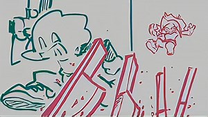 【FNF/官方】Weekend 1开场动画草稿