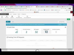 Paylocity approving PTO