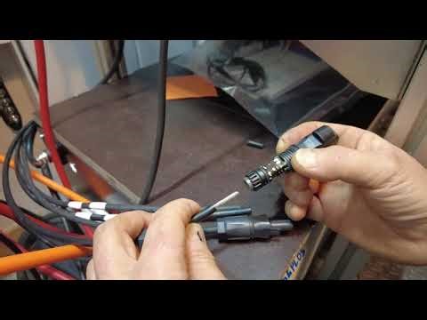 Connecteur Mc4 sans outil de sertissage phoenix contact.. GÉNIAL Mais lisez bien la description !!!