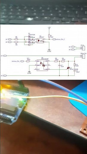 AC Light fading using Triac, zero detector and Arduino. #circuit #coding #arduino #dimmer