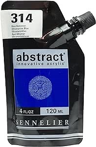 SENNELIER Abstract Acrylic Paint Pouch, 120ml, Ultramarine Blue