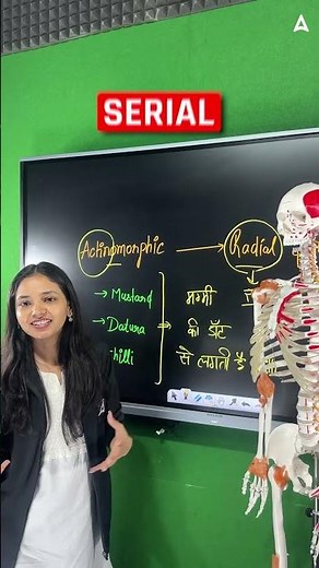Most Easy Way to Remember Actinomorphic (Radial) Symmetry Examples | NEET Trick by Shivani Ma’am