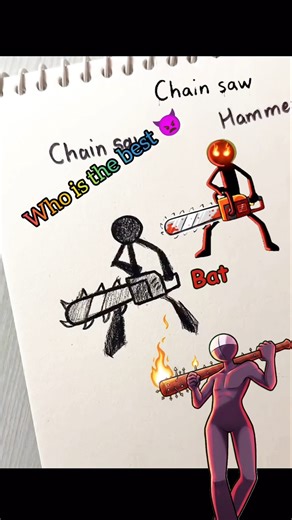 Chainsaw 🪚 vs Hammer 🔨 Car Drawing 😱 | Satisfying Art #shorts