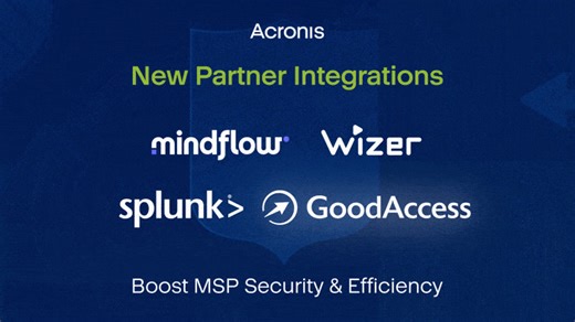 🏆 When we combine the power of Acronis with our technology partners, our MSPs win. Our latest partner integrations include: 💫 Splunk SIEM 💫 GoodAccess SASE & ZTNA 💫 Wizer - Security Awareness Training Security Awareness Training 💫 Mindflow Workflow Automation 💫 Sophos XDR & MDR Learn more: https://solutions.acronis.com/ #MSP #ManagedServices #CyberProtection | Acronis
