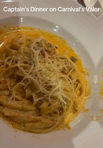 Captain’s Dinner Experience on Carnival Valor