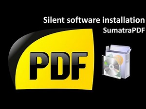 Silent software installation: SumatraPDF