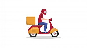 Delivery Man Riding Scooter Delivery Box Stock Footage Video (100% Royalty-free) 1106159395 | Shutterstock