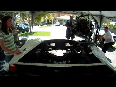 Corvette Engine Removal - 1977 C3 350ci