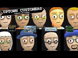UPTOWN CUSTOMERS to Unlock, Schedules and Routes for All, Schedule 1