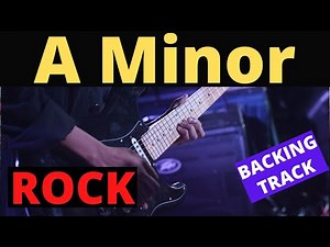 A Minor / Aeolian Mode Rock Backing Track