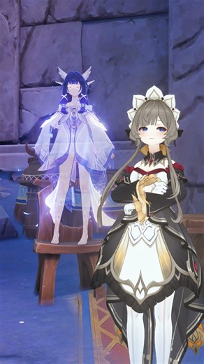 Sandrone Thought Columbina Was Here 😨 #genshinimpact #genshinimpactedit