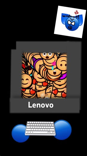 Windows 11 error #windows #retro #windows11 #error #lenovo #microsoft #emojicat