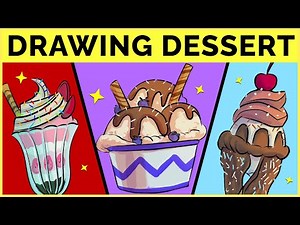 🔴 Tips for Drawing DESSERTS!