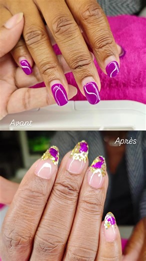 Encore une victime des pouillettes ! #teamlpbdm #paillettes #gelnails