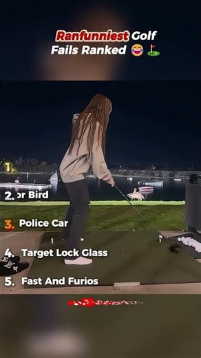 Funniest Golf Fails Ranked 😂⛳ #golf #funnyclips #failshorts