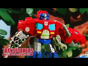 Transformers: Stop Motion Series | Optimus Prime PRIMAL MODE | Kids Cartoon | Transformers Junior