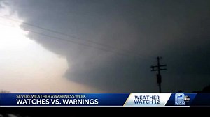 Severe Weather Awareness Week: Storm watch vs. storm warning