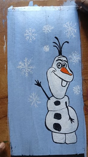 Abhirami C S on Instagram: "Snowman ☃️⛄"