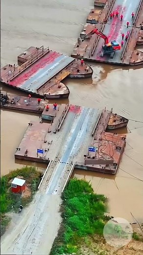 China's Floating Bridge !? #innovation #interesting #facts #amazing #technology #china #science