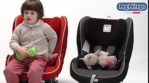 Peg Perego Primo Viaggio Convertible - Reversible Car Seat - Rear Facing for Children 5 to 45 lbs and Forward Facing for Children 22 to 65 lbs - Made in Italy - Atmosphere (Grey)