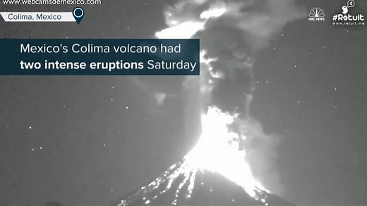 402K views · 6.7K reactions | Mexico’s Colima volcano, which is part...
