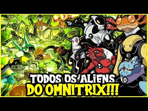 TODOS OS ALIENS DO BEN 10 DISPONÍVEIS NO OMNITRIX!!!