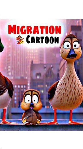 migration cartoon 🤡💩|| #funny #birds #birdcartoonvideo #explore #cartoon #movie #clips ||❤️🎥