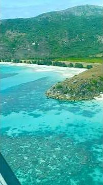 Great Barrier Reef and Lizard Island beneath my wings | Australia 🇦🇺 #shorts