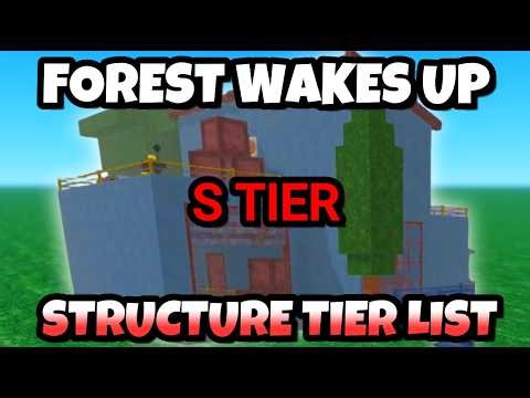 *NEW UPDATE* ALL STRUCTURES TIER LIST, THE FOREST WAKES UP 99 Nights in the Forest Ranking #roblox