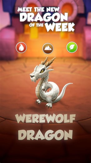 19K views · 245 reactions |  Dragon of the Week is Werewolf Dragon. Its parents are the Fungus and Salamander Dragons. It doesn't take a full moon to see the beast come out in this dragon. It bares its fangs at this trainer whenever he tries to get it to stop eating. | Dragon Mania Legends | Facebook