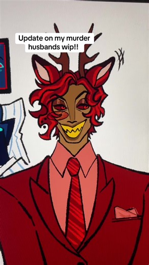 I am actually obsessed with with them! Anyway here’s an updated version of my Vox and alastor wip to the thrill of first love from falsettos! I can’t wait to fully finish all of the frames it’s gonna look so cool!! #hazbinhotel #hazbinhotelfanart #hazbinhotelalastor #hazbinhotelvox #falsettos