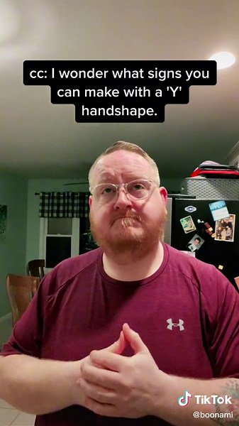 Exploring Signs with the ASL Y Handshape
