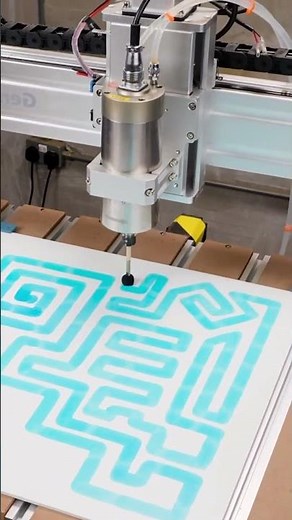 AI dreamed it and this robot painted it! 🧠🤖 #aiart #robotics