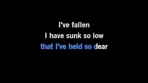Karaoke Fallen - Sarah McLachlan - CDG, MP4, KFN - Karaoke Version