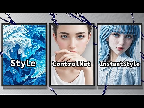 Style Transfer and ControlNet with InstantStyle IPAdapter V2 in ComfyUI | SDXL Stable Diffusion
