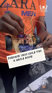 2 Wheel Drive Arduino Powered Object Avoiding Robot || NTIC Robotic Club #robot | Nigerian Tulip International Colleges