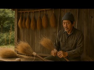 ふかや村でのコキアほうき作り｜ハンドメイドほうきの作り方