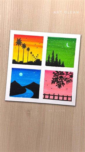 Very Easy Brush Pen Art #shortsfeed #shorts