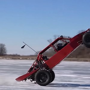 Sandrail Wheelies on Ice with Studded Tires! | CboysTV