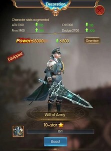 🌟Wardrobe of Crasher: Origin🌟 ----------⚔️Will of Army⚔️---------- He also comes toward us🚶‍♂️🚶‍♂️🚶‍♂️ There is an aura of divinity about him.😎😎😎 | Crasher: Origin