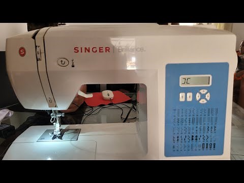 Como resolver o erro C ) máquina de costura Singer Brilliance. #singer #costurando