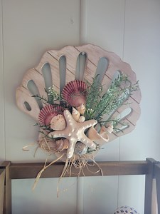 Upcycled Clam Shell Wall Art: Coastal Beach House Decor - Etsy UK