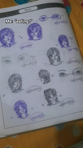 help- I was drawing behind my class notebook 😭🤌