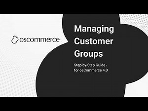 Managing Customer Groups | Visibility, Discounts & Default Group Setup Guide