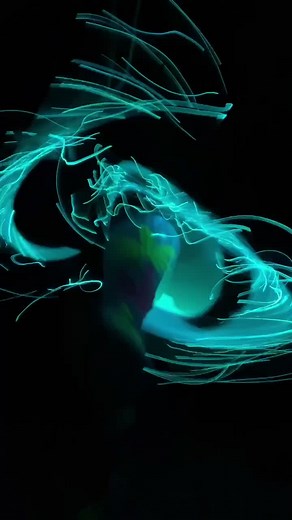 Light Rope Dance: Mesmerizing String Light Performance