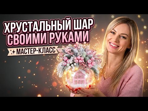 Хрустальный шар своими руками | Простой декор из доступных материалов | Мастер-класс