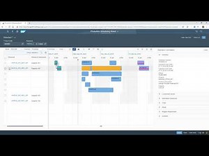 SAP S/4HANA Production Scheduling Board Fiori App