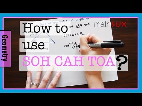 How to use SOH CAH TOA